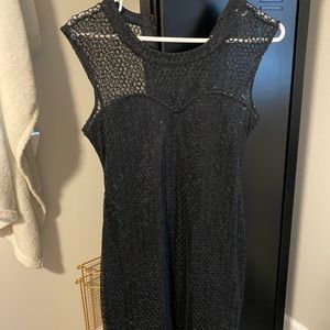 Black, sequin dress